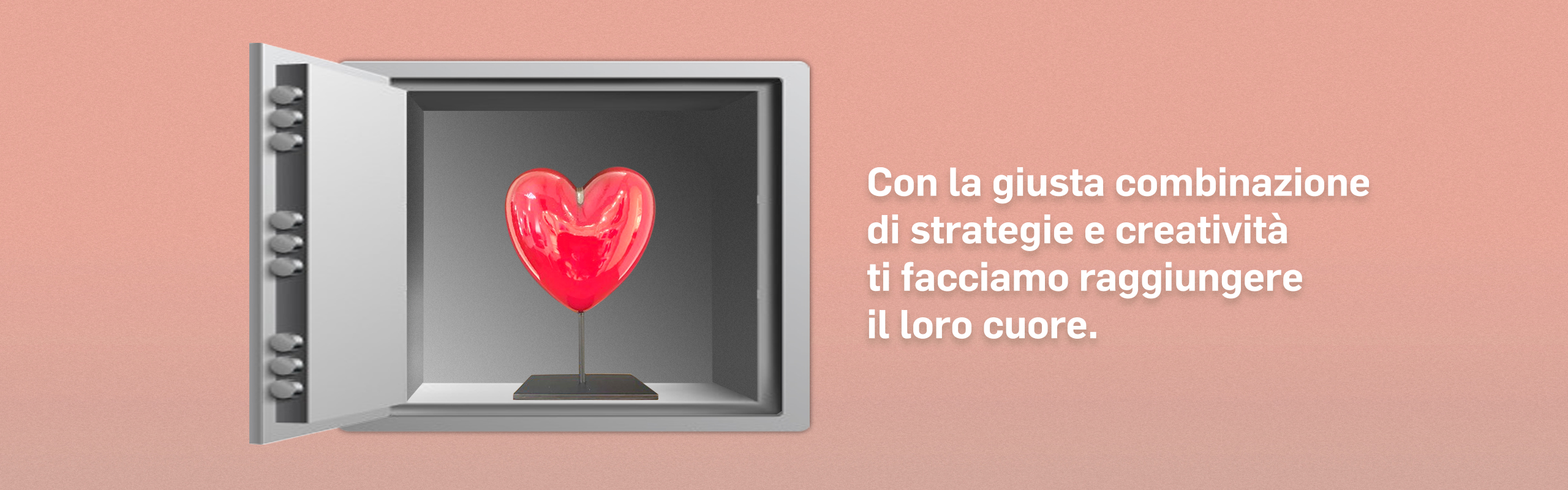landing cuore cuore in una cassaforte